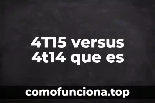 Que es herencia social 5 4T15 versus 4t14 que es