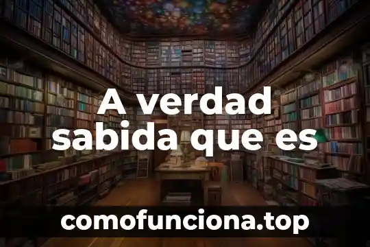 Que es un cura del arte 3 A verdad sabida que es