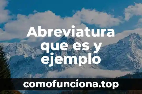 Que es el control biologico ejemplo nombres 3 Abreviatura que es y ejemplo