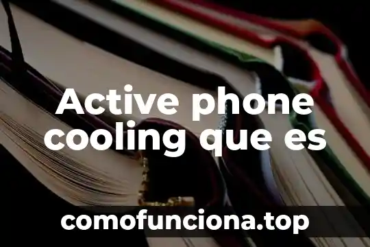Qué es el patrimonio neto de un proyecto financiero 5 Active phone cooling que es