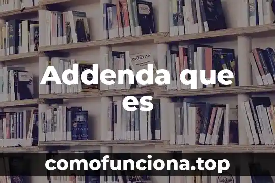 Alas multinervadas que es 3 Addenda que es