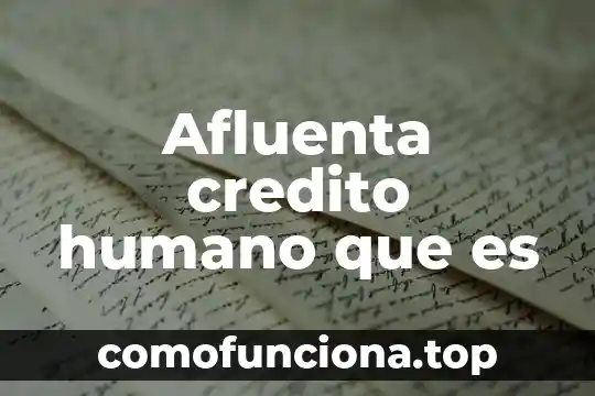 En el ser humano que es el cloro 7 Afluenta credito humano que es