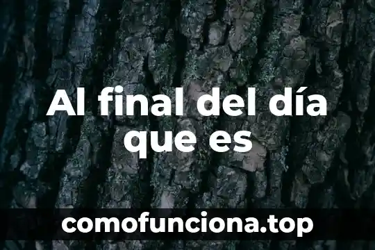 Altavoces tweeter que es 8 Al final del día que es