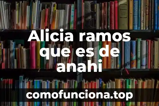 Alquilpoliglucósido que es 5 Alicia ramos que es de anahi