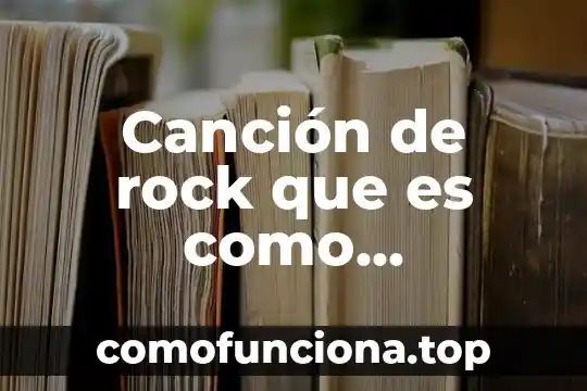 Que es para ti posmodernidad yahoo 5 Canción de rock que es como electrónica Yahoo