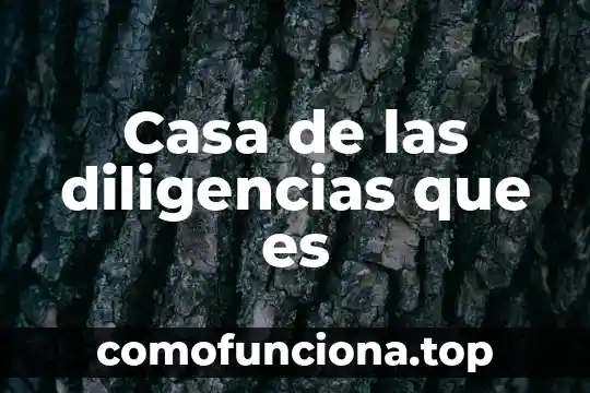 Que es la casa de jorge guadalajara 3 Casa de las diligencias que es