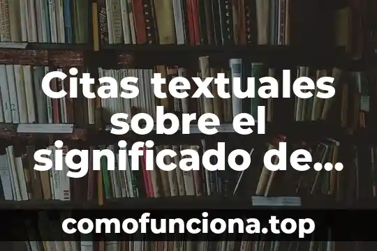 Que es genuina significado 7 Citas textuales sobre el significado de que es cultura