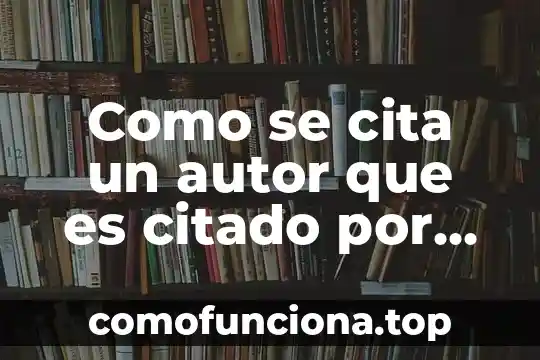 Que es un concepto continuo y otro dicotómico 5 Como se cita un autor que es citado por otro