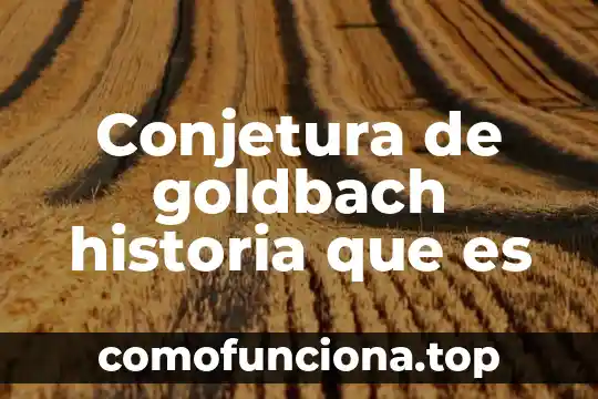 Qué es el año nuevo en México historia 4 Conjetura de goldbach historia que es