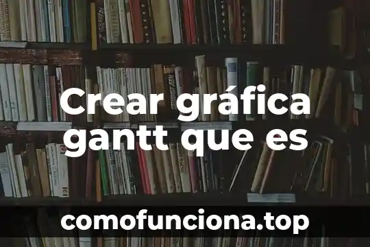 Qué es un eje en una gráfica 8 Crear gráfica gantt que es