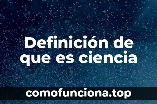 Qué es un lactante definición 7 Definición de que es ciencia