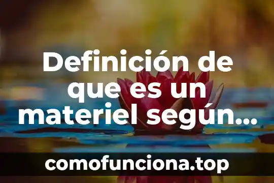 Qué es una política de estado definición 5 Definición de que es un materiel según autores