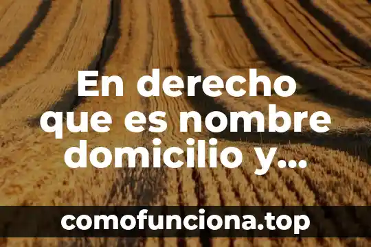 Que es el patrimonio cultural natural de nuevo leon 3 En derecho que es nombre domicilio y patrimonio