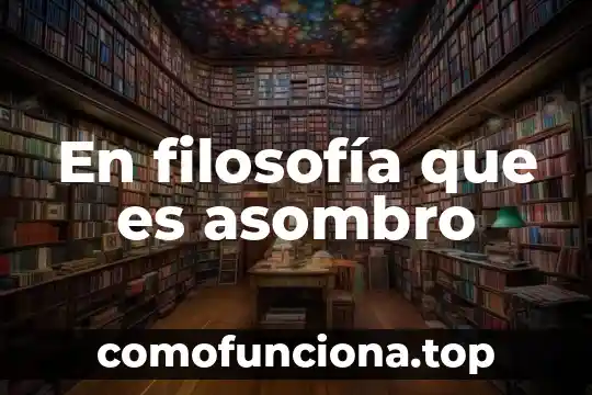 Que es la filosofia biocentrica 7 En filosofía que es asombro