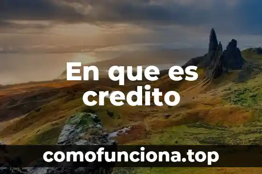 Que es una gestion de almacen 4 En que es credito