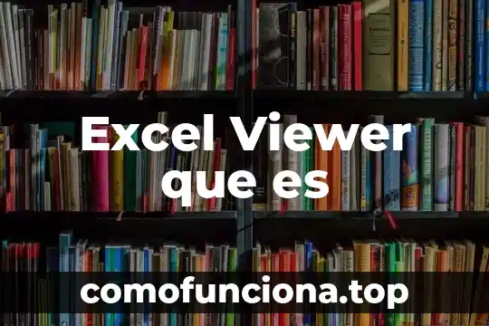 Qué es una VBA en Excel 8 Excel Viewer que es