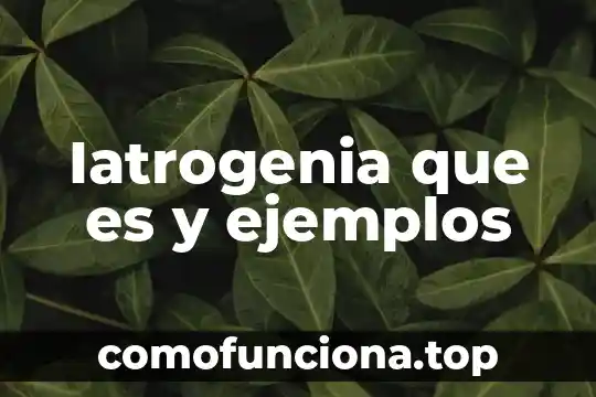 Que es danza ritual ejemplos 8 Iatrogenia que es y ejemplos