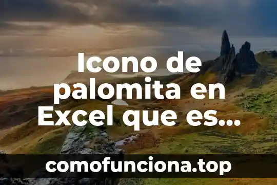 Que es celda en excel ejemplos 3 Icono de palomita en Excel que es una celda