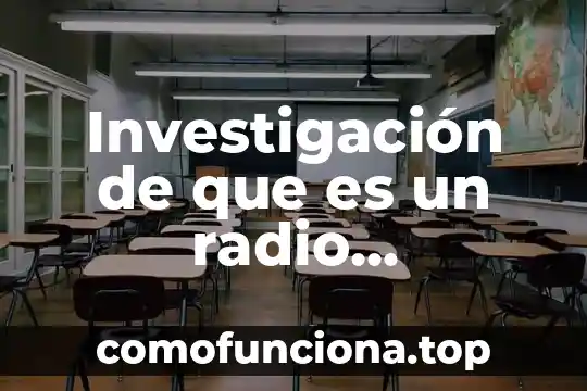 Que es sociedad mercatil 5 Investigación de que es un radio geométrico