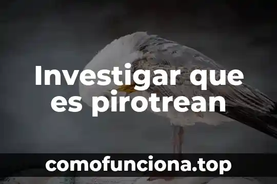 Investigar que es fuerza electromotriz 8 Investigar que es pirotrean