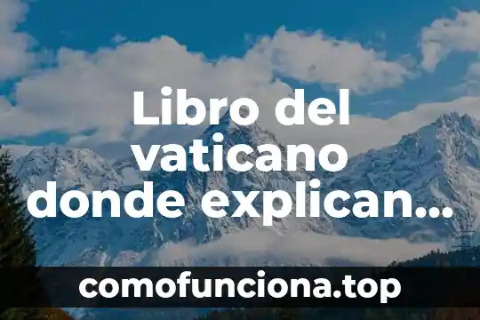 La politica que significa que es y de donde viene 3 Libro del vaticano donde explican que es el encarnizamiento terapéutico