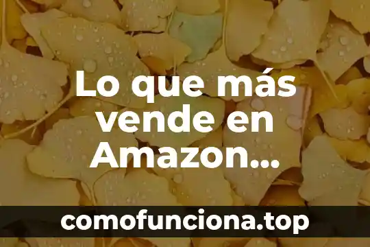 Qué es lo que más vende Tata Motors 8 Lo que más vende en Amazon México