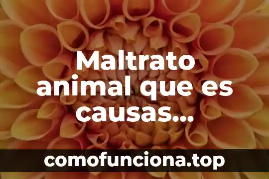 Que es una navaja animal 5 Maltrato animal que es causas consecuencias y cómo prevenirlo