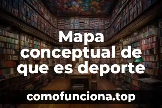 Mapa conceptual de que es un mapa en geografía 3 Mapa conceptual de que es deporte