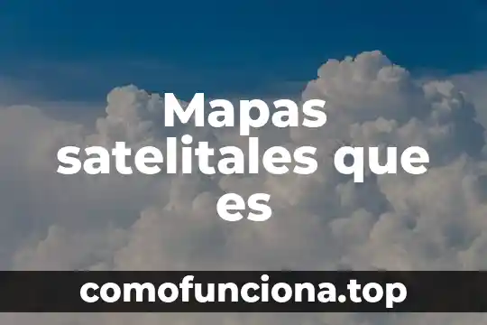 Que es un mapas de vegetacion 3 Mapas satelitales que es