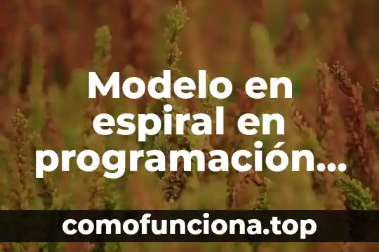Que es un modelo atqtomicos 3 Modelo en espiral en programación que es la planificación
