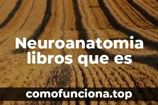 Que es una coleccion de libros 4 Neuroanatomia libros que es
