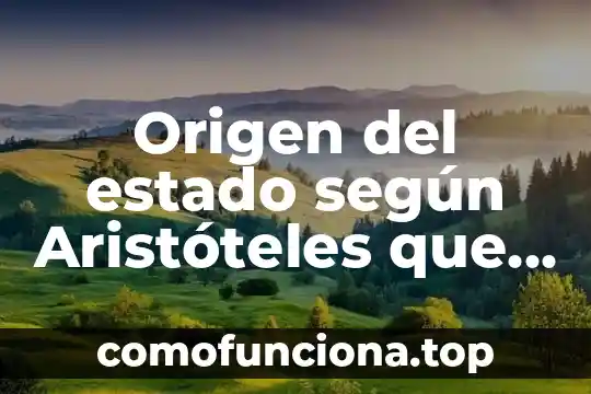 Que es l memoria segun aristoteles 4 Origen del estado según Aristóteles que es la justicia