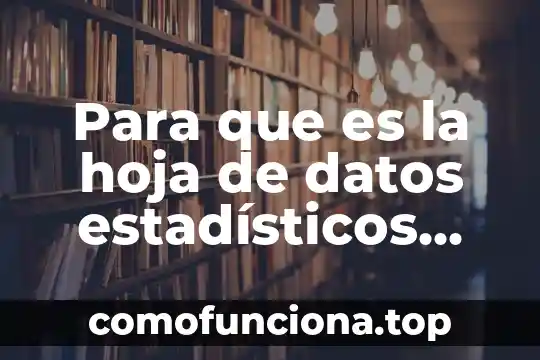 Qué es mejor el ITAM o UNAM 7 Para que es la hoja de datos estadísticos unam