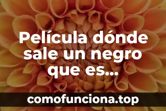 Que es lo que se estudiar para ser enfermero 4 Película dónde sale un negro que es enfermero