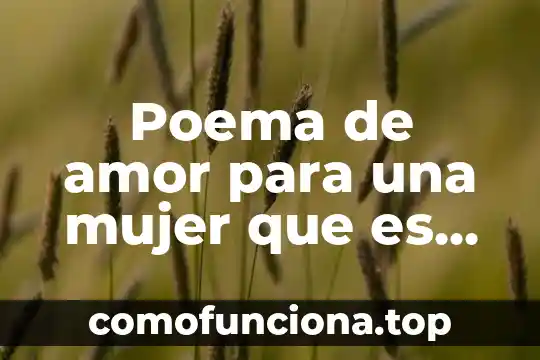 Que es ser mujer filosofia 3 Poema de amor para una mujer que es indiferente