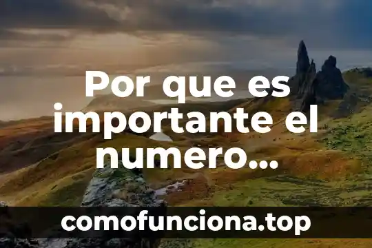 Por que es importante e apendizaje en el ser 8 Por que es importante el numero cumpleto pi