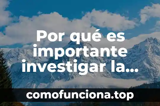 Que es desventaja definicion 6 Por qué es importante investigar la contaminación