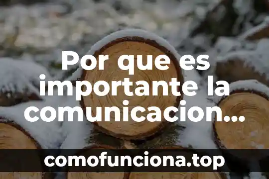 Por que es importante e apendizaje en el ser 7 Por que es importante la comunicacion en las organizaciones