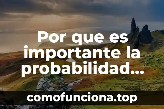 Que es el principio multiplicativo en probabilidad y estadistica 4 Por que es importante la probabilidad incondicioanl en auditoria