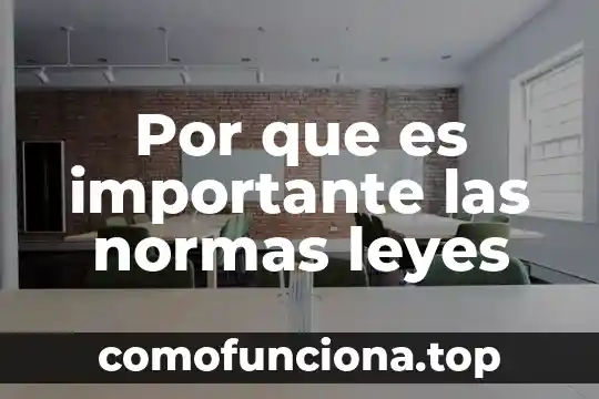 Por que es importante cambiar la constitución 7 Por que es importante las normas leyes