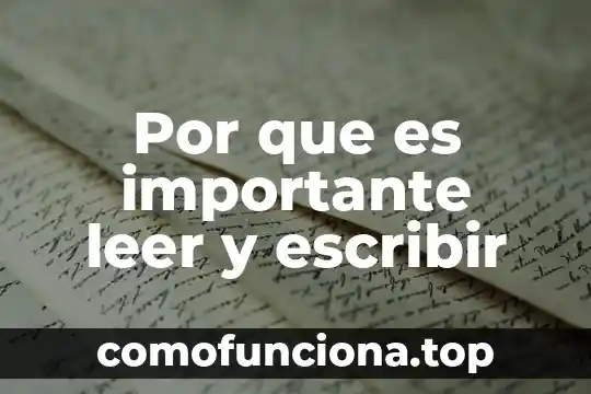 Que es filosofía organizacional mundial 3 Por que es importante leer y escribir
