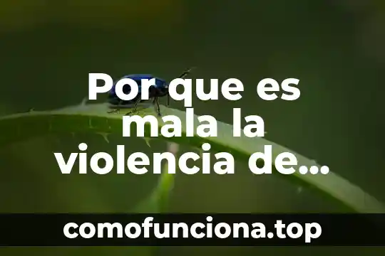 Qué es el género polca latino 5 Por que es mala la violencia de genero