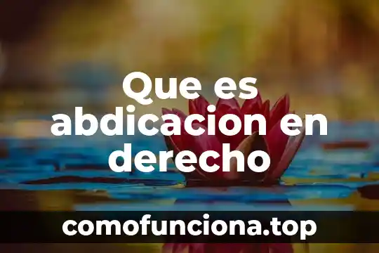 Que es la idea teocentrica del derecho 7 Que es abdicacion en derecho