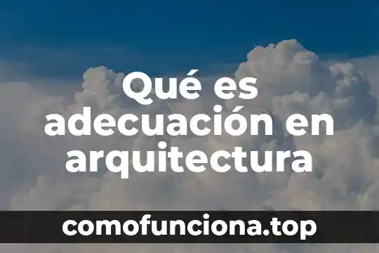Qué es un frontón en arquitectura 4 Qué es adecuación en arquitectura