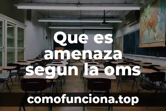 Que es la escritura segun cecilia fierro 3 Que es amenaza segun la oms