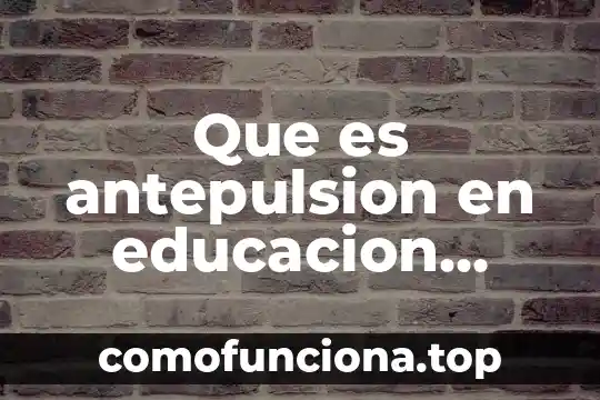 Que es la casa de los abanicos historia 8 Que es antepulsion en educacion fisica
