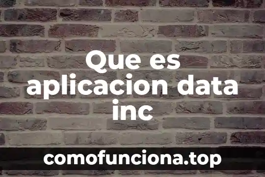 Qué es una aplicación de entretenimiento en informática 8 Que es aplicacion data inc