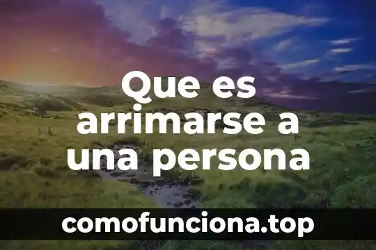 Que es una persona que es figura publica 4 Que es arrimarse a una persona