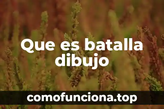Que es un argumento con dibujo 4 Que es batalla dibujo