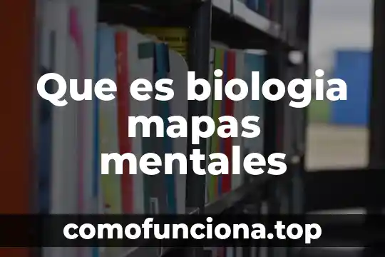 Que es un mapas de vegetacion 5 Que es biologia mapas mentales